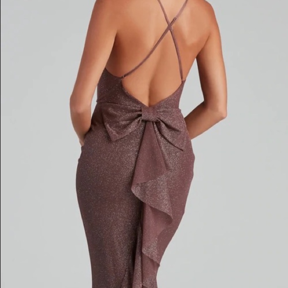 Formal dress, size 4, colour purple